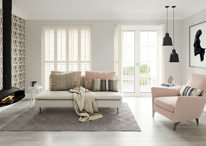 Bromley, Dairy Cream - Full Height Twist&Fit Plantation Shutter - Image 9